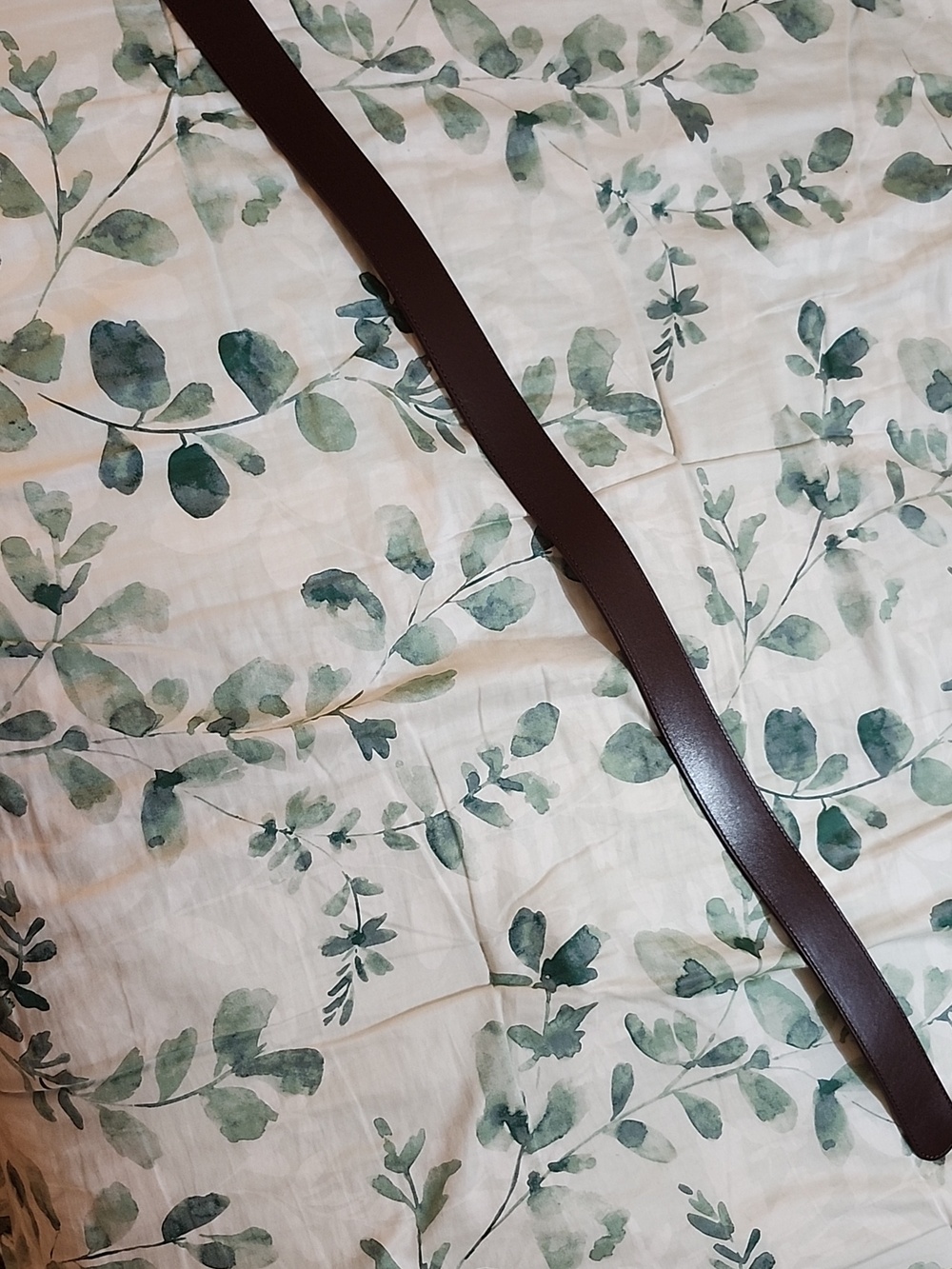 Sézane (Rare) Artemis Belt Bovine Leather Designer Chocolate Glacé Brown 80 - Picture 4 of 6